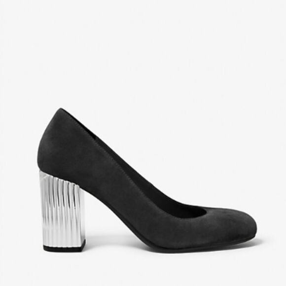 Michael Kors Shoes - Michael Kors Porter Flex Suede Pump Black